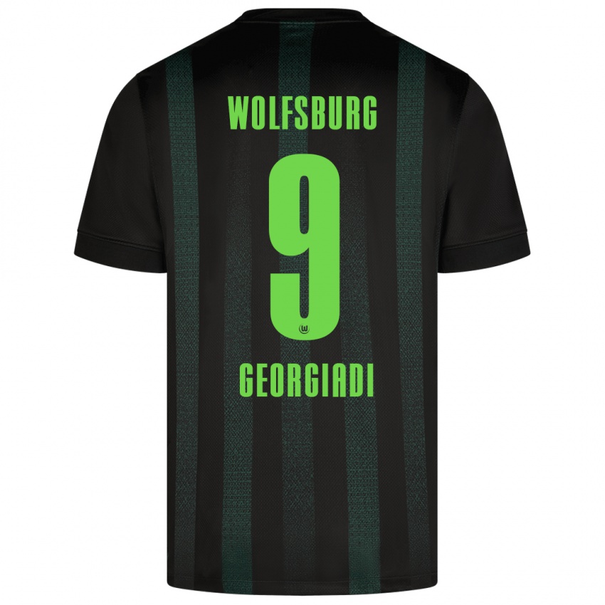 Homem Camisola Alexander Georgiadi #9 Verde Escuro Alternativa 2024/25 Camisa Brasil