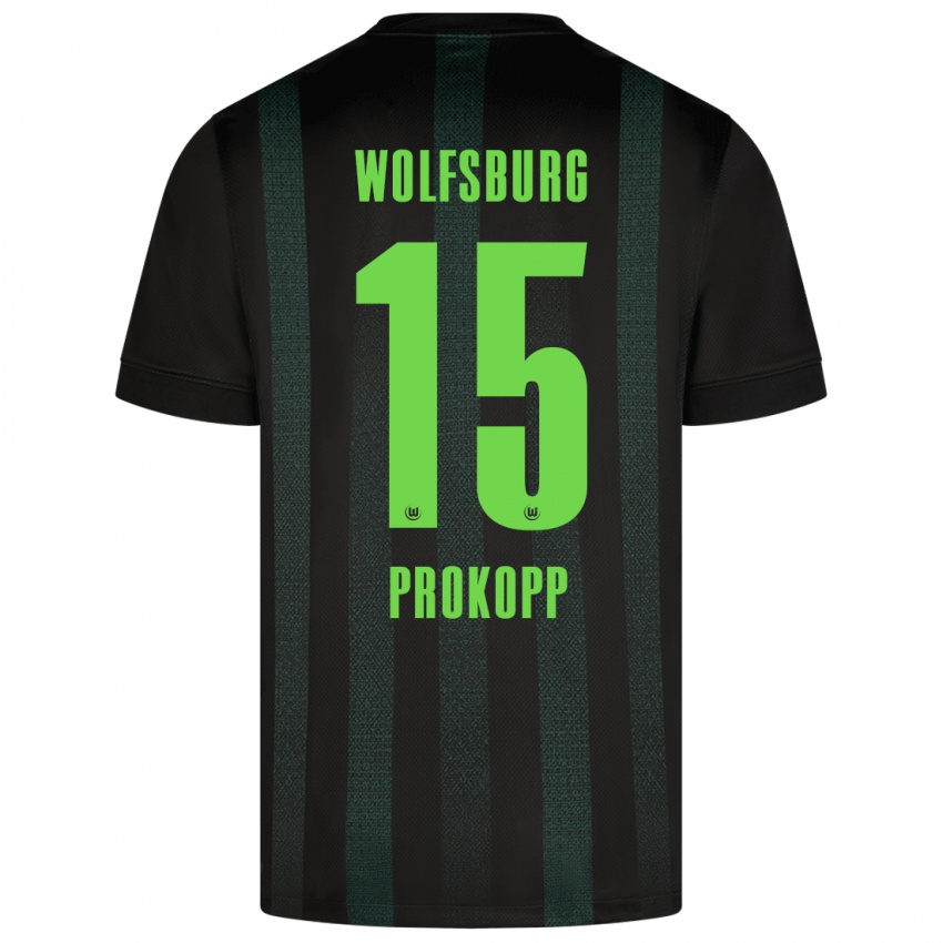 Homem Camisola Oskar Prokopp #15 Verde Escuro Alternativa 2024/25 Camisa Brasil