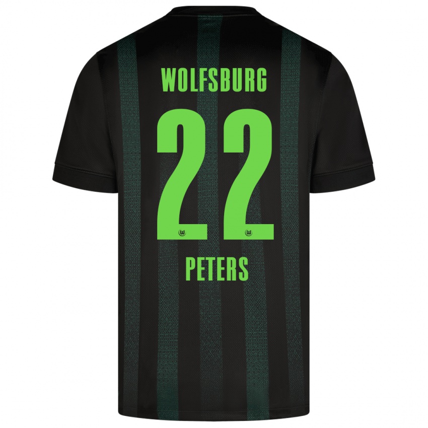 Homem Camisola Laurin Peters #22 Verde Escuro Alternativa 2024/25 Camisa Brasil