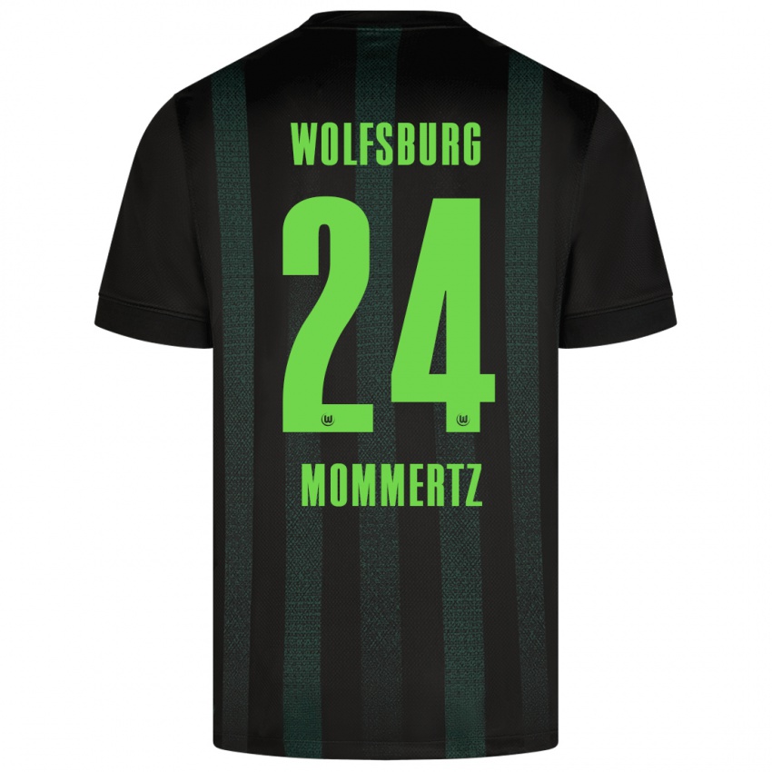 Homem Camisola Benjamin Mommertz #24 Verde Escuro Alternativa 2024/25 Camisa Brasil