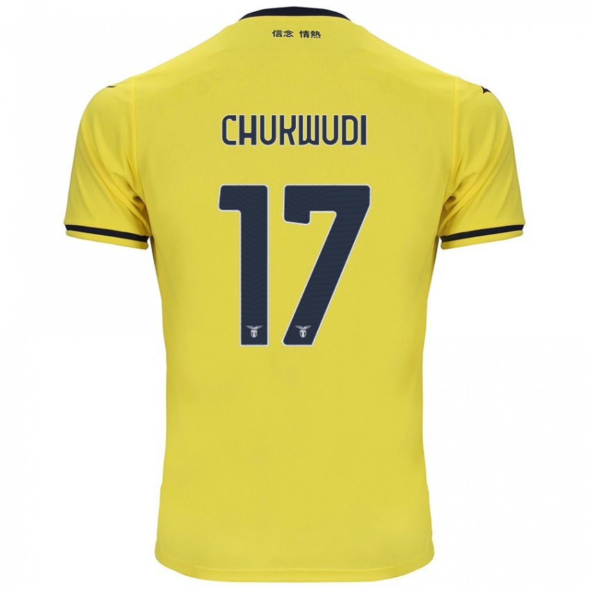 Homem Camisola Ogonna Franca Chukwudi #17 Amarelo Alternativa 2024/25 Camisa Brasil