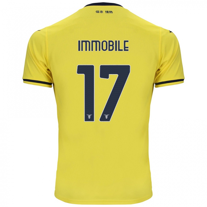 Homem Camisola Ciro Immobile #17 Amarelo Alternativa 2024/25 Camisa Brasil