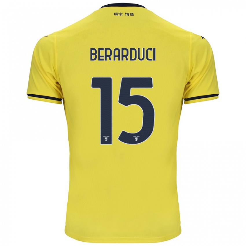 Homem Camisola Martina Berarduci #15 Amarelo Alternativa 2024/25 Camisa Brasil