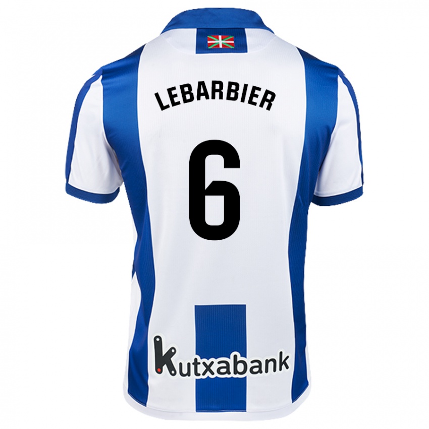 Mulher Camisola Alex Lebarbier #6 Azul Branco Principal 2024/25 Camisa Brasil