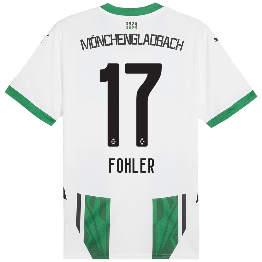 Mulher Camisola Selma Fohler #17 Verde Branco Principal 2024/25 Camisa Brasil