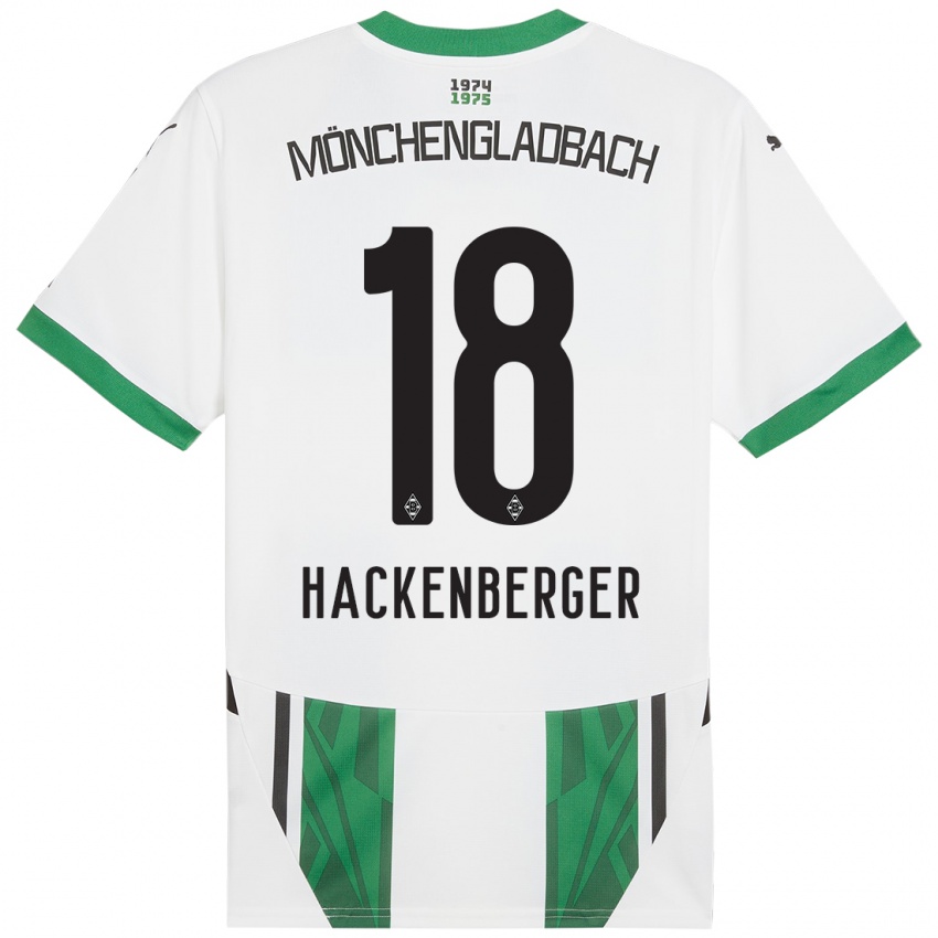 Mulher Camisola Jessica Hackenberger #18 Verde Branco Principal 2024/25 Camisa Brasil