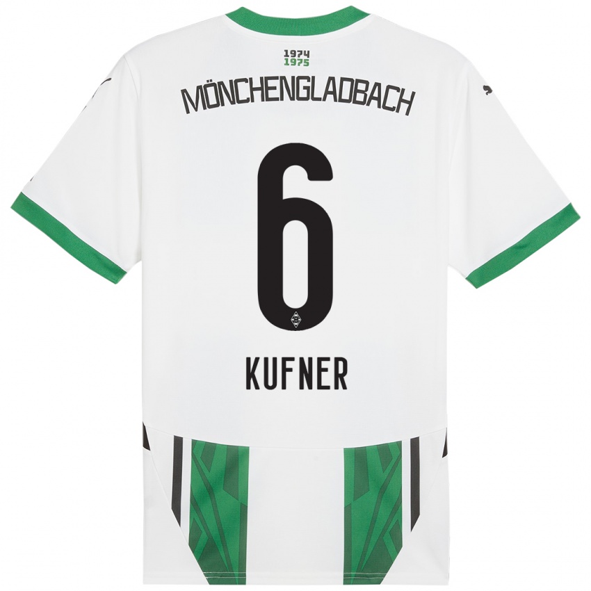 Mulher Camisola Anne-Catherine Kufner #6 Verde Branco Principal 2024/25 Camisa Brasil