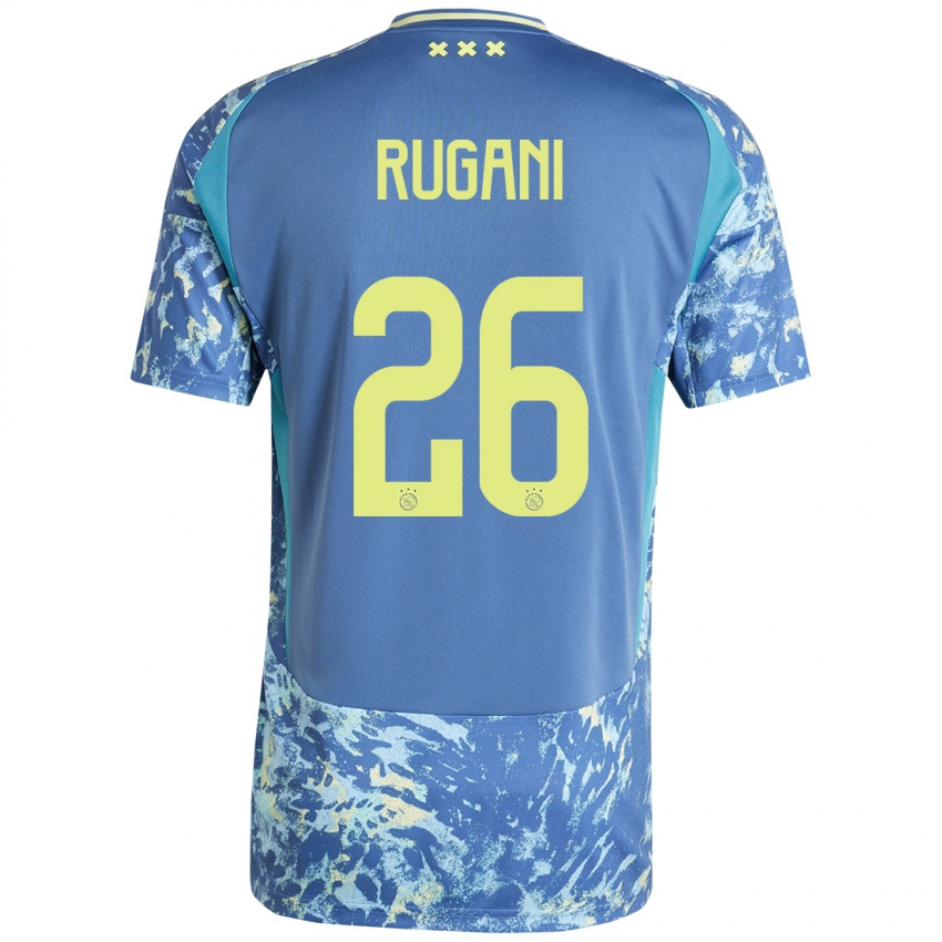 Mulher Camisola Daniele Rugani #26 Amarelo Azul Cinzento Alternativa 2024/25 Camisa Brasil