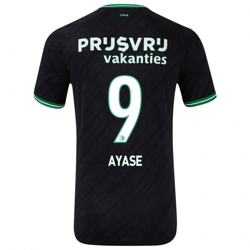 Mulher Camisola Ayase Ueda #9 Verde Preto Alternativa 2024/25 Camisa Brasil