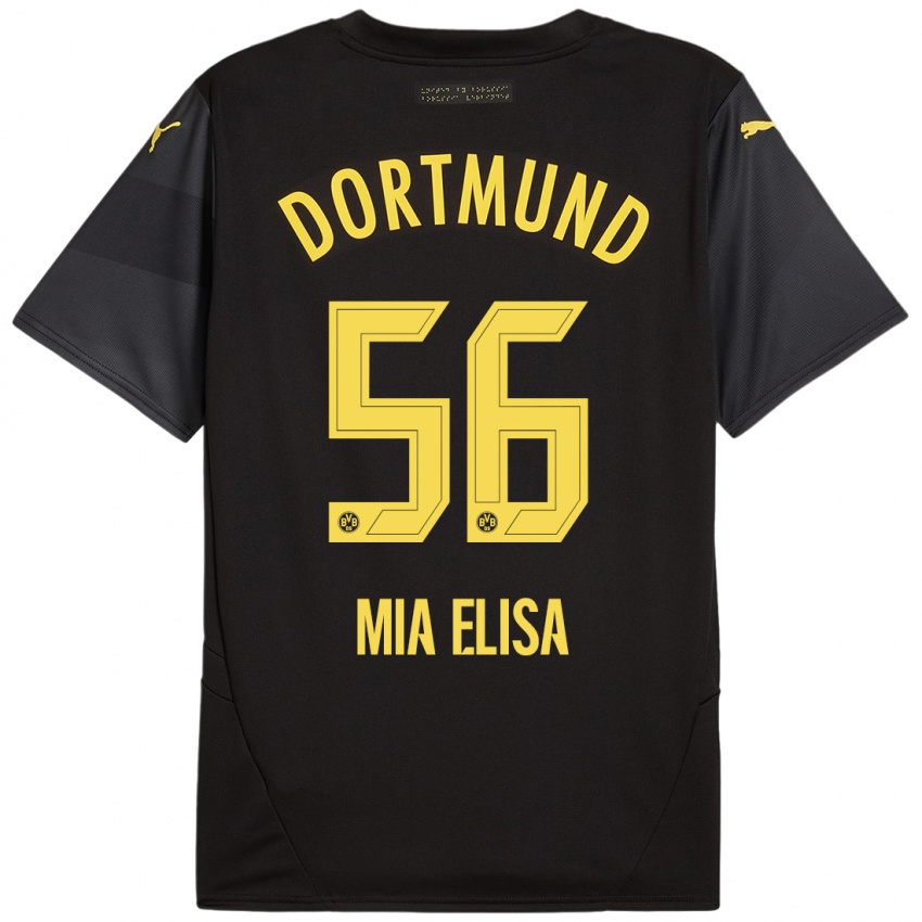 Mulher Camisola Bomnuter Mia Elisa #56 Amarelo Preto Alternativa 2024/25 Camisa Brasil