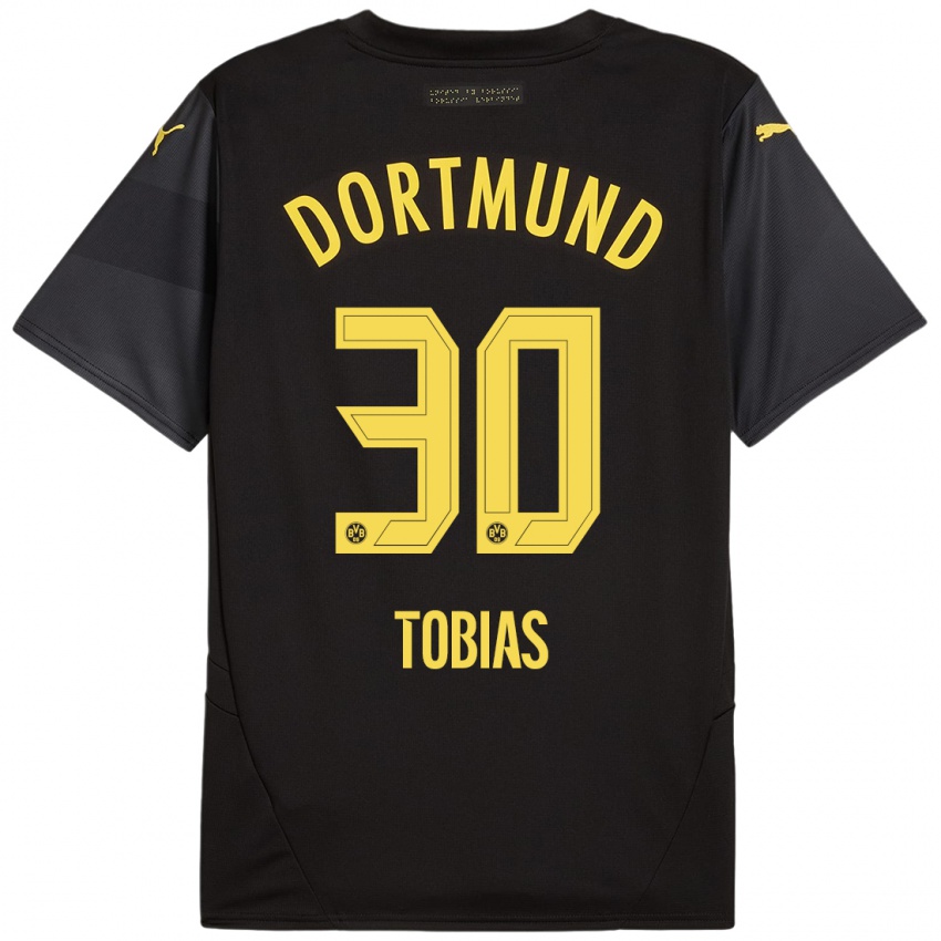 Mulher Camisola Vogt Tobias #30 Amarelo Preto Alternativa 2024/25 Camisa Brasil