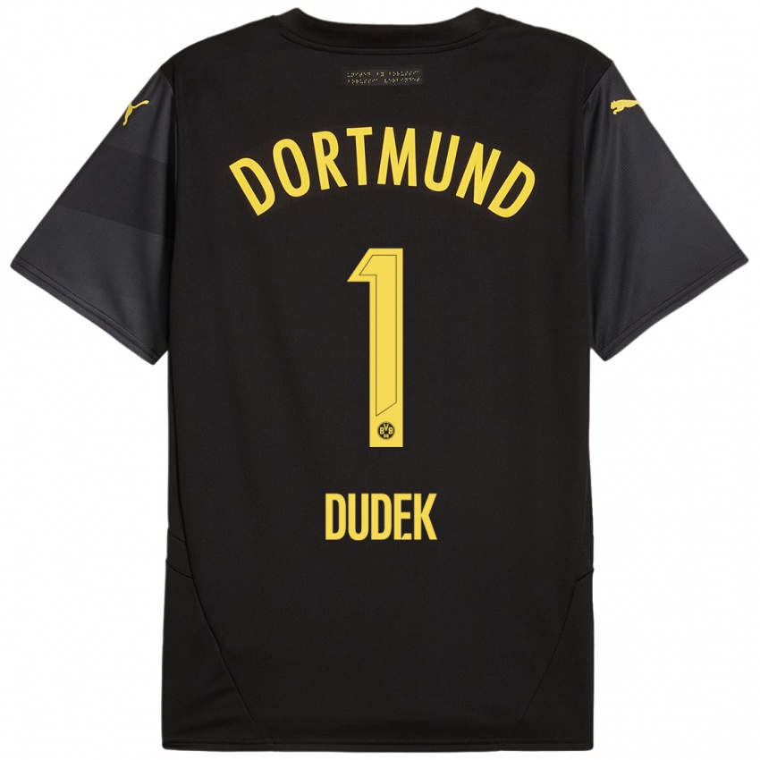 Mulher Camisola Daniel Dudek #1 Amarelo Preto Alternativa 2024/25 Camisa Brasil