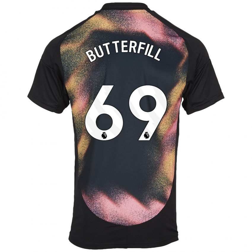 Mulher Camisola Jack Butterfill #69 Preto Branco Alternativa 2024/25 Camisa Brasil