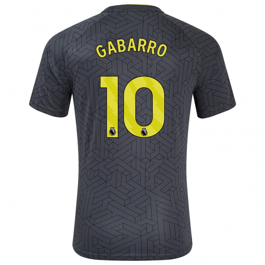 Mulher Camisola Inma Gabarro #10 Amarelo Preto Alternativa 2024/25 Camisa Brasil