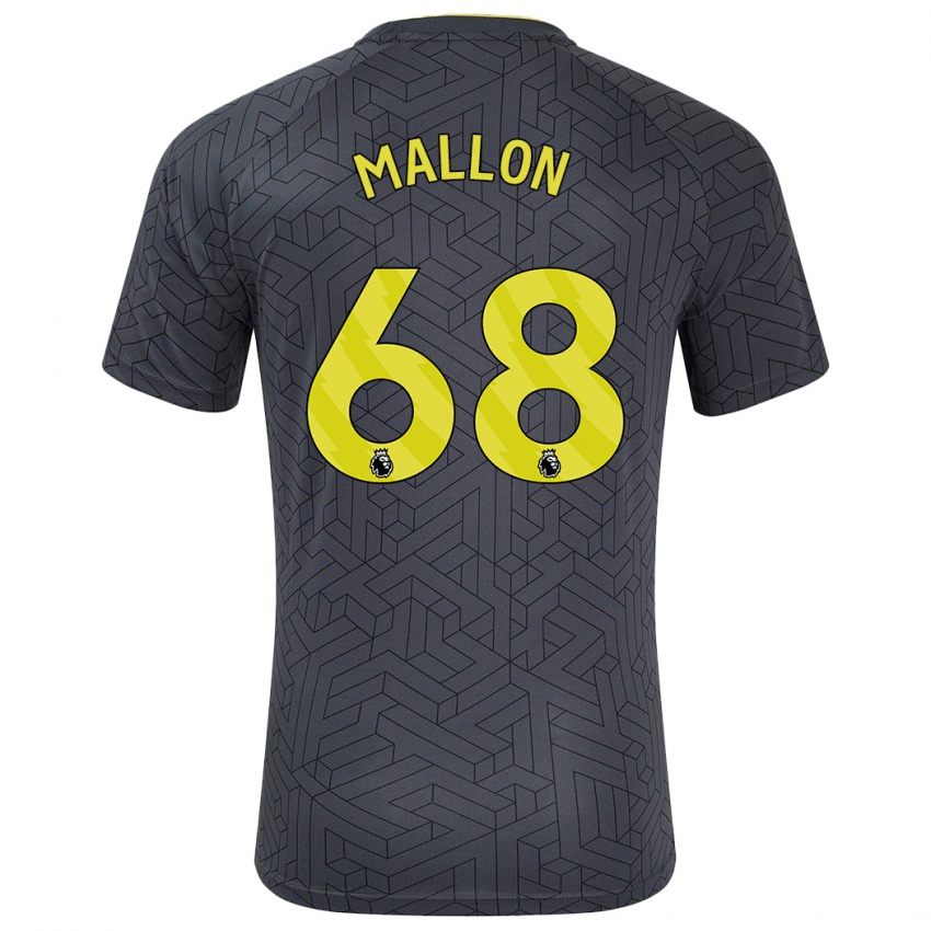 Mulher Camisola Mathew Mallon #68 Amarelo Preto Alternativa 2024/25 Camisa Brasil