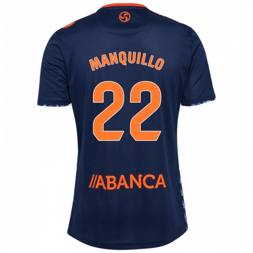 Mulher Camisola Javier Manquillo #22 Azul Marinho Alternativa 2024/25 Camisa Brasil