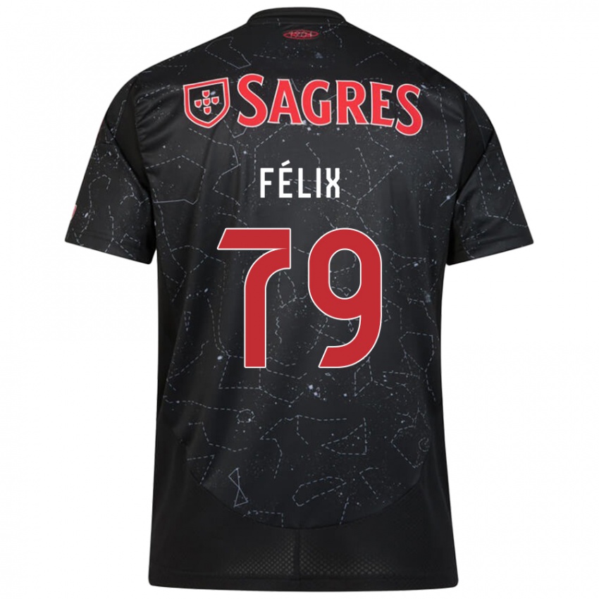 Mulher Camisola Hugo Félix #79 Vermelho Preto Alternativa 2024/25 Camisa Brasil