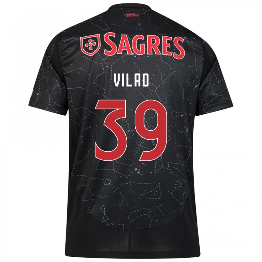 Mulher Camisola Carolina Vilao #39 Vermelho Preto Alternativa 2024/25 Camisa Brasil