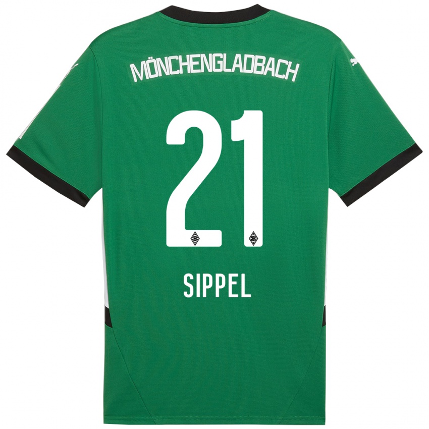 Mulher Camisola Tobias Sippel #21 Verde Branco Alternativa 2024/25 Camisa Brasil