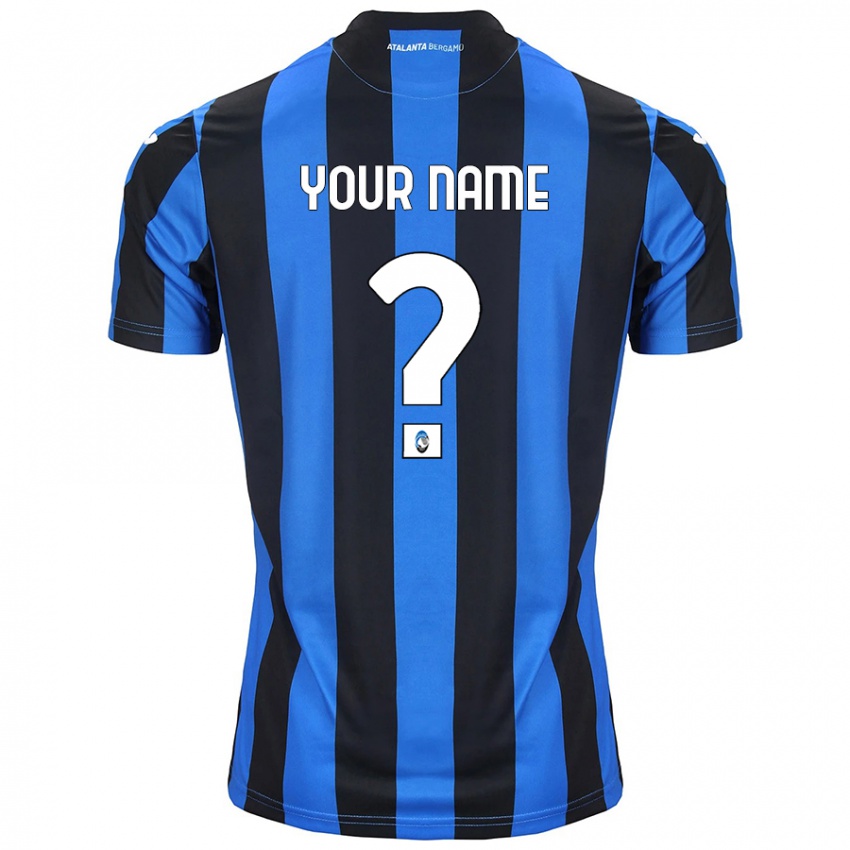 Criança Camisola Seu Nome #0 Azul Preto Principal 2024/25 Camisa Brasil