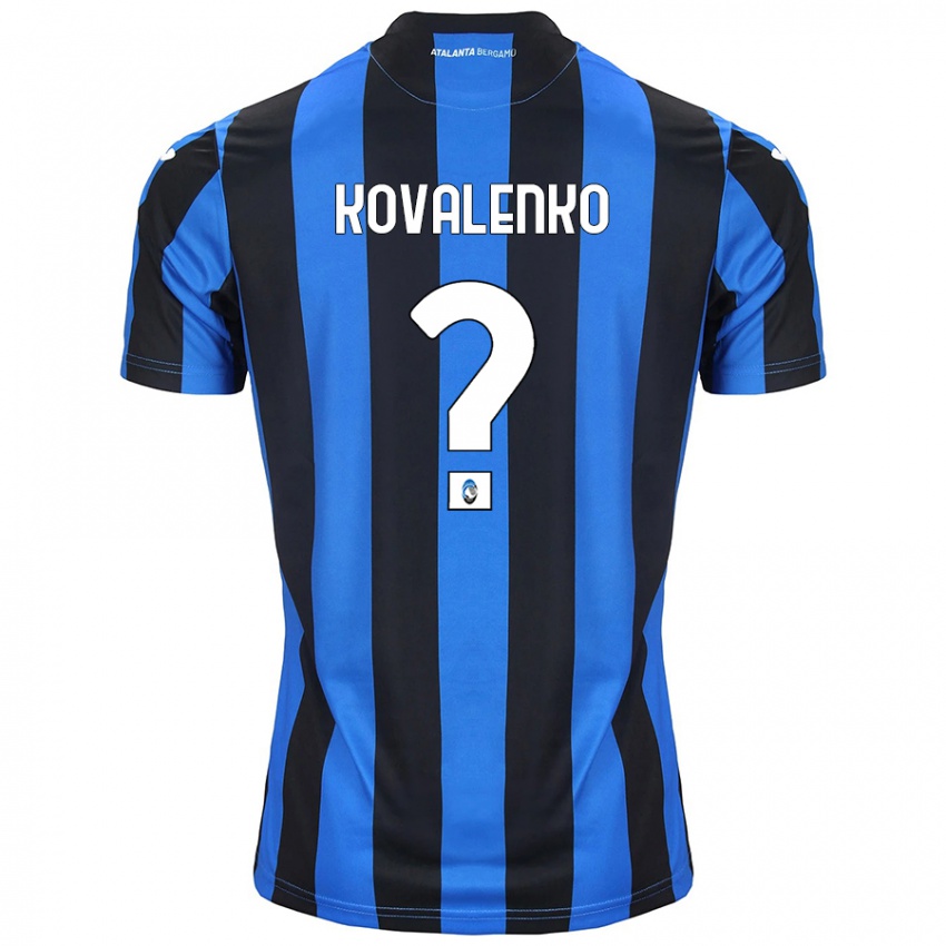 Criança Camisola Viktor Kovalenko #0 Azul Preto Principal 2024/25 Camisa Brasil