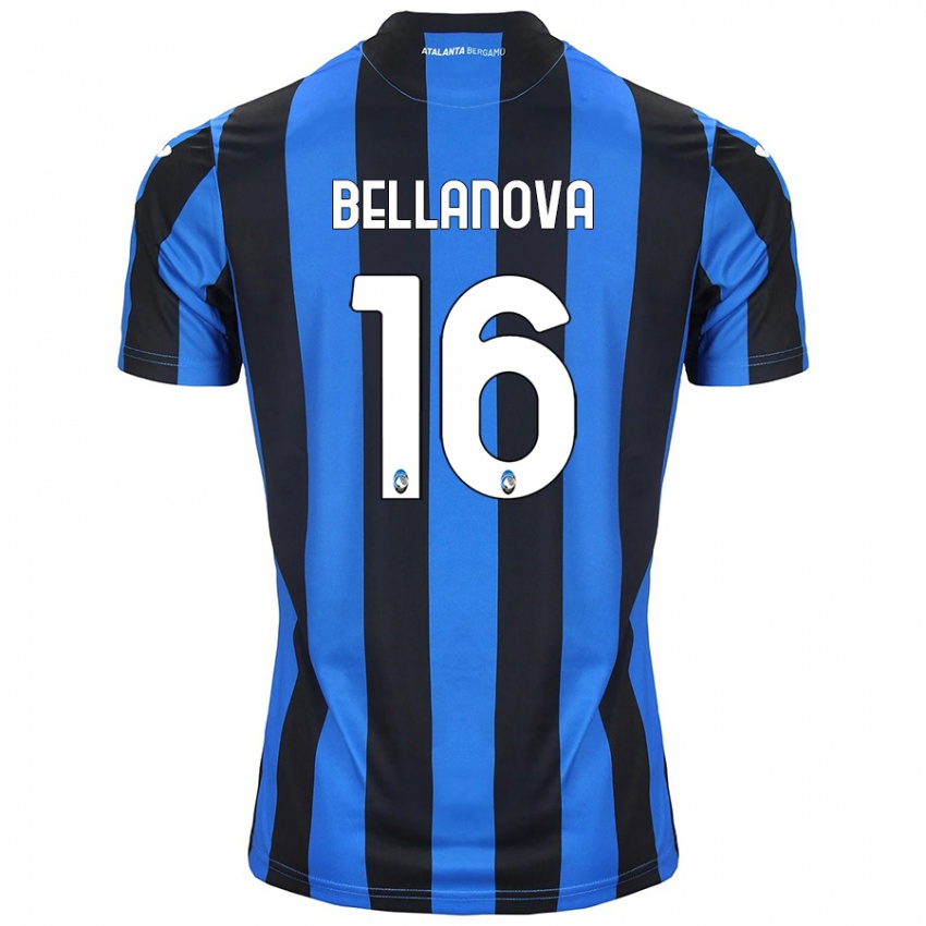 Criança Camisola Raoul Bellanova #16 Azul Preto Principal 2024/25 Camisa Brasil