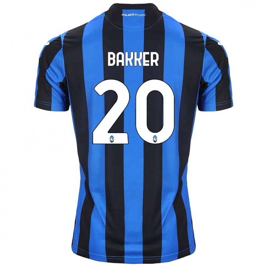 Criança Camisola Mitchel Bakker #20 Azul Preto Principal 2024/25 Camisa Brasil