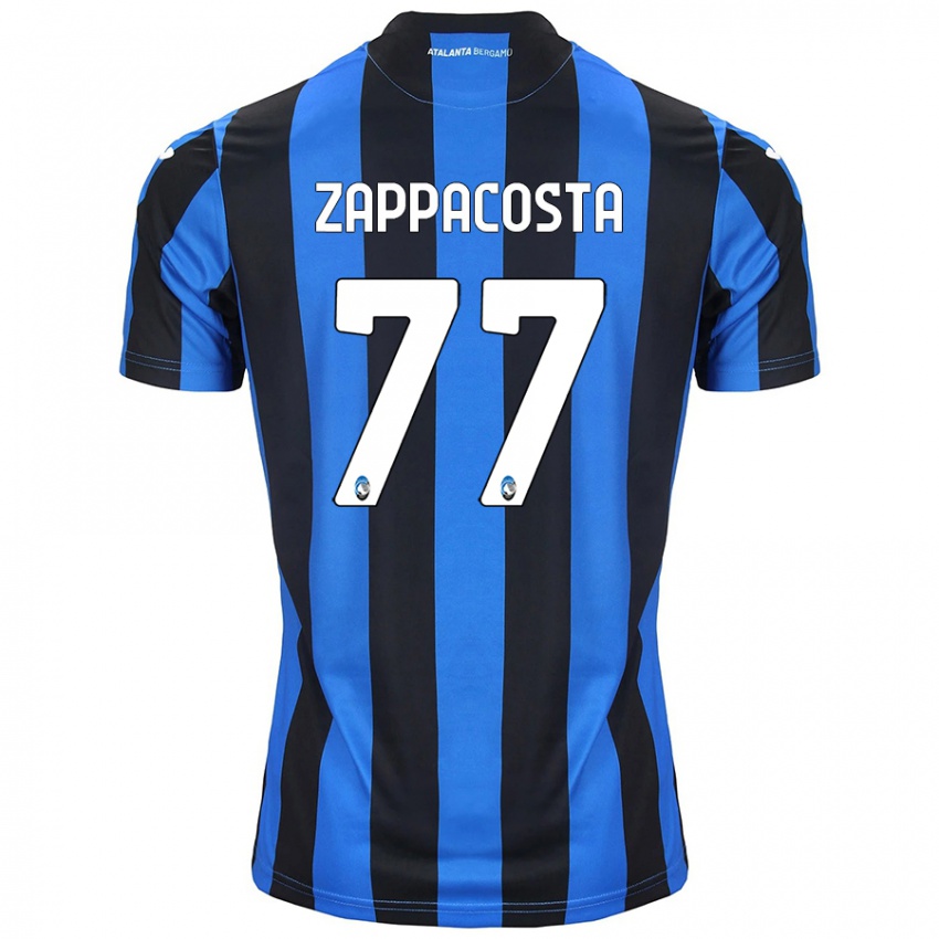 Criança Camisola Davide Zappacosta #77 Azul Preto Principal 2024/25 Camisa Brasil