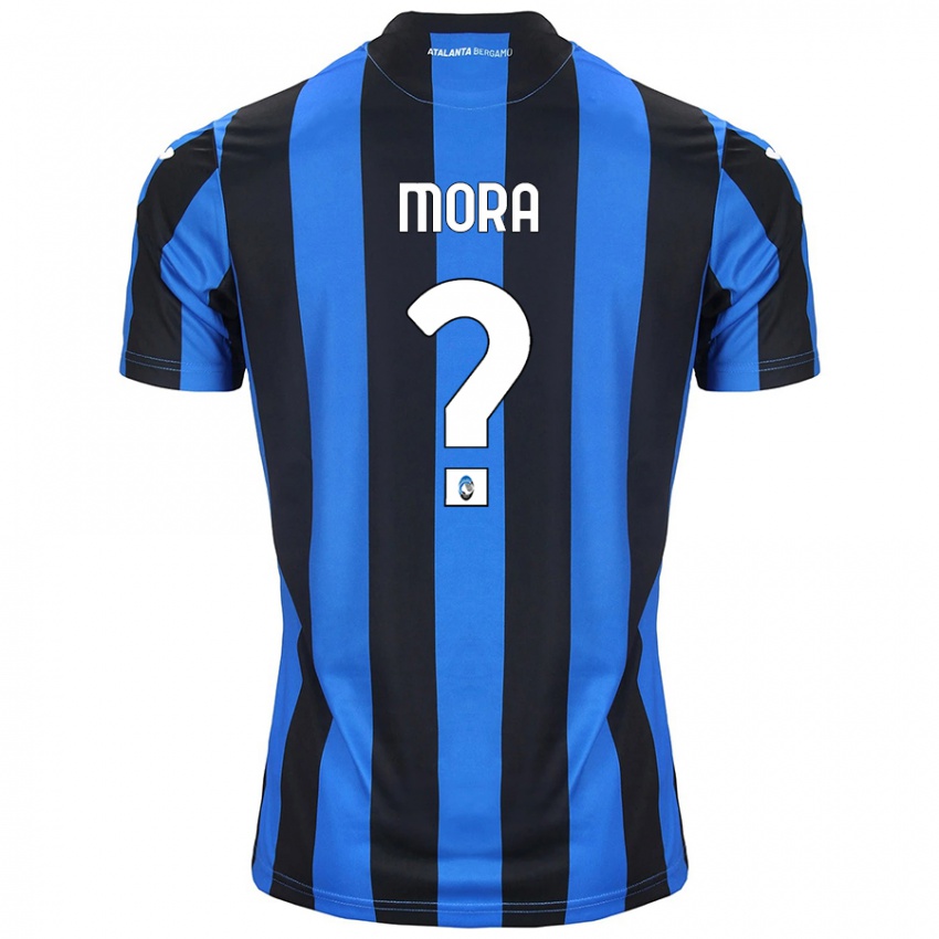 Criança Camisola Christian Mora #0 Azul Preto Principal 2024/25 Camisa Brasil