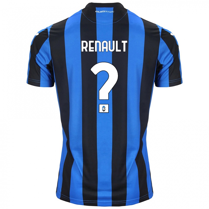 Criança Camisola Guillaume Renault #0 Azul Preto Principal 2024/25 Camisa Brasil