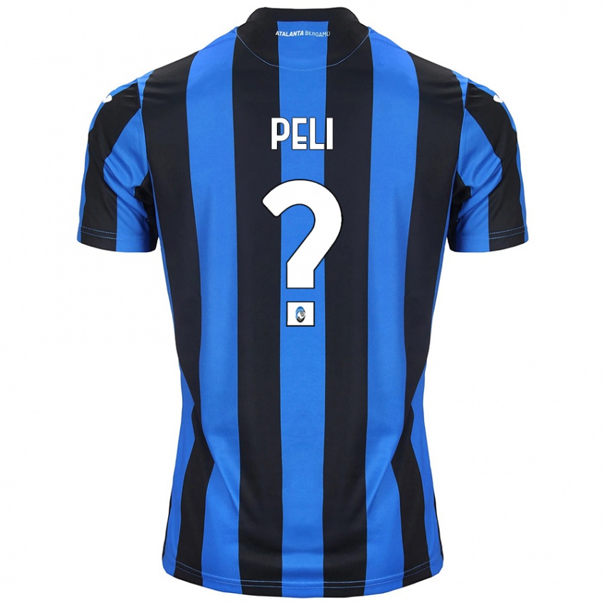 Criança Camisola Lorenzo Peli #0 Azul Preto Principal 2024/25 Camisa Brasil