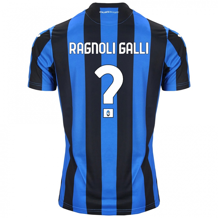 Criança Camisola Federico Ragnoli Galli #0 Azul Preto Principal 2024/25 Camisa Brasil