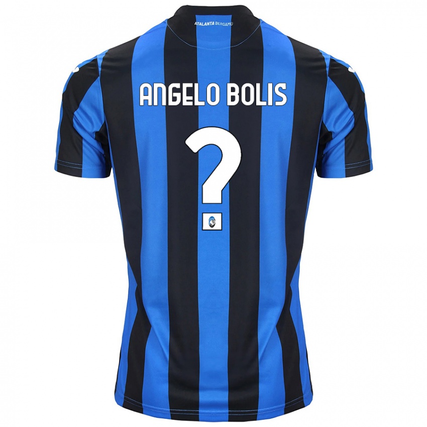 Criança Camisola Tommaso Angelo Bolis #0 Azul Preto Principal 2024/25 Camisa Brasil