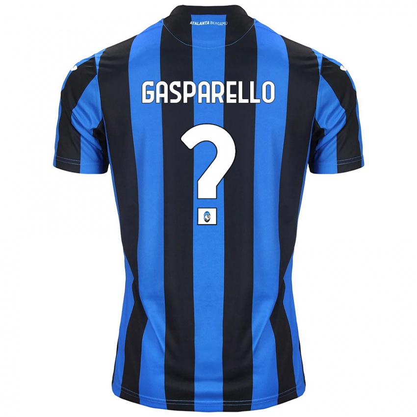 Criança Camisola Francesco Gasparello #0 Azul Preto Principal 2024/25 Camisa Brasil