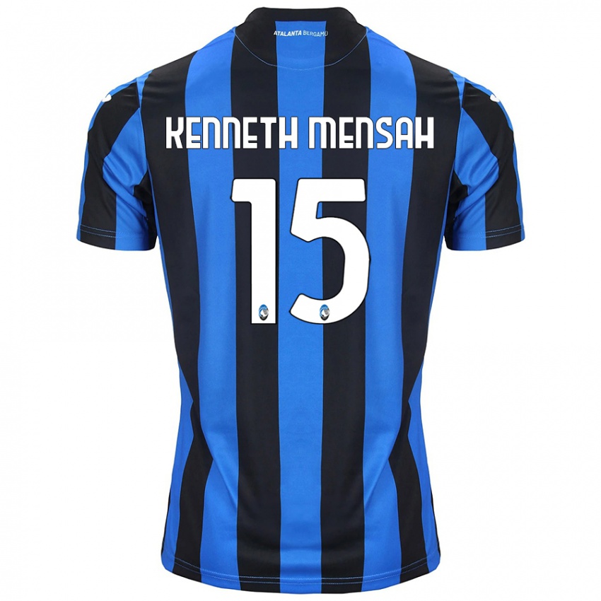 Criança Camisola Anthony Kenneth Mensah #15 Azul Preto Principal 2024/25 Camisa Brasil