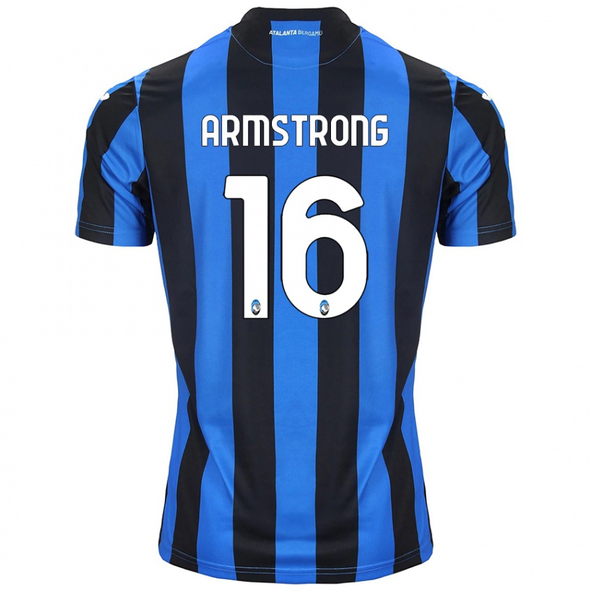 Criança Camisola Daniel Armstrong #16 Azul Preto Principal 2024/25 Camisa Brasil