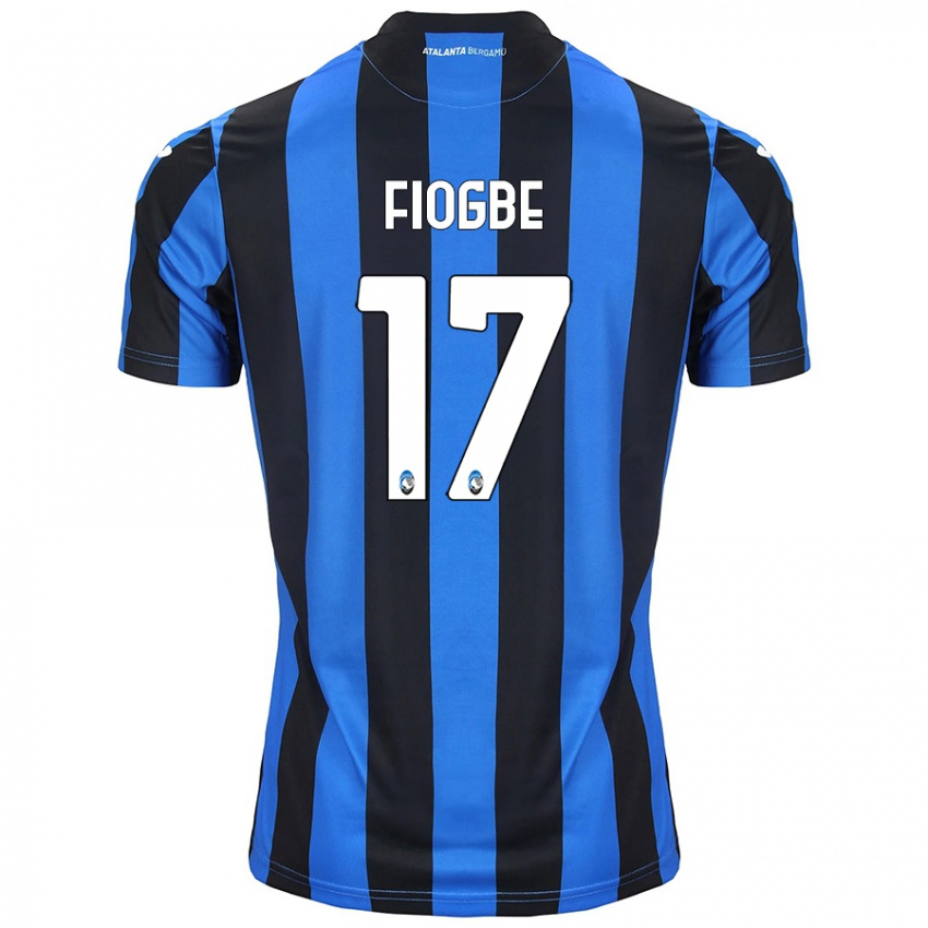 Criança Camisola Candas Fiogbe #17 Azul Preto Principal 2024/25 Camisa Brasil