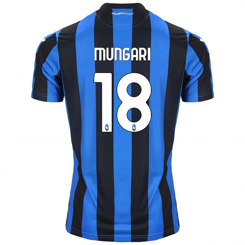 Criança Camisola Giuseppe Mungari #18 Azul Preto Principal 2024/25 Camisa Brasil