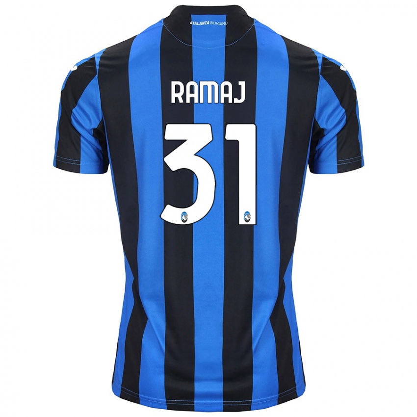 Criança Camisola Gabriel Ramaj #31 Azul Preto Principal 2024/25 Camisa Brasil