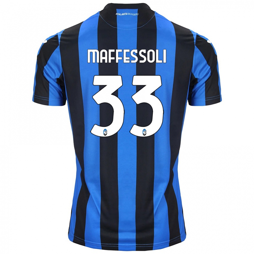 Criança Camisola Manuel Maffessoli #33 Azul Preto Principal 2024/25 Camisa Brasil