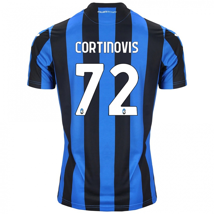 Criança Camisola Alessandro Cortinovis #72 Azul Preto Principal 2024/25 Camisa Brasil