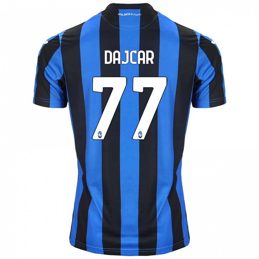 Criança Camisola Matevz Dajcar #77 Azul Preto Principal 2024/25 Camisa Brasil