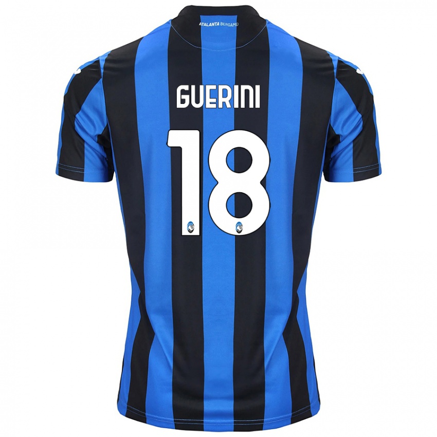 Criança Camisola Alessio Guerini #18 Azul Preto Principal 2024/25 Camisa Brasil