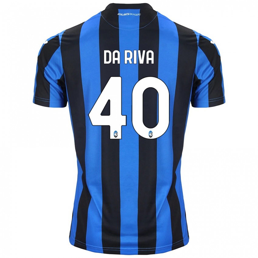 Criança Camisola Jacopo Da Riva #40 Azul Preto Principal 2024/25 Camisa Brasil