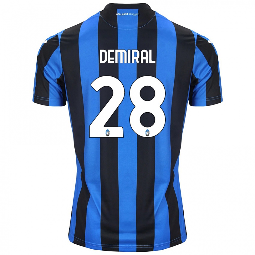 Criança Camisola Merih Demiral #28 Azul Preto Principal 2024/25 Camisa Brasil