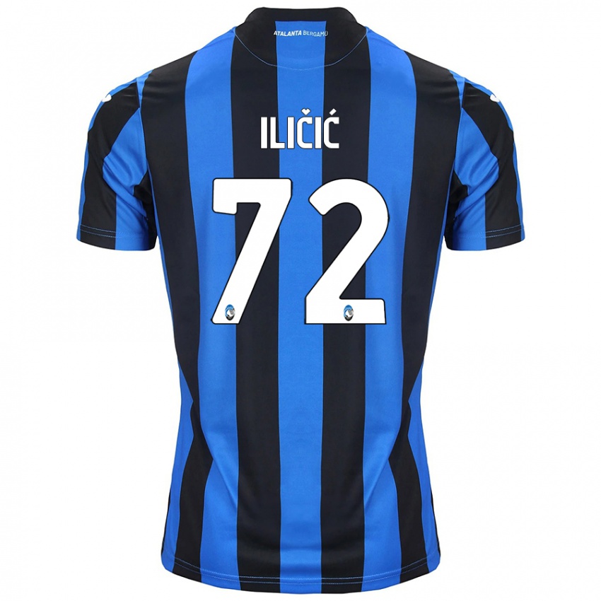 Criança Camisola Josip Ilicic #72 Azul Preto Principal 2024/25 Camisa Brasil