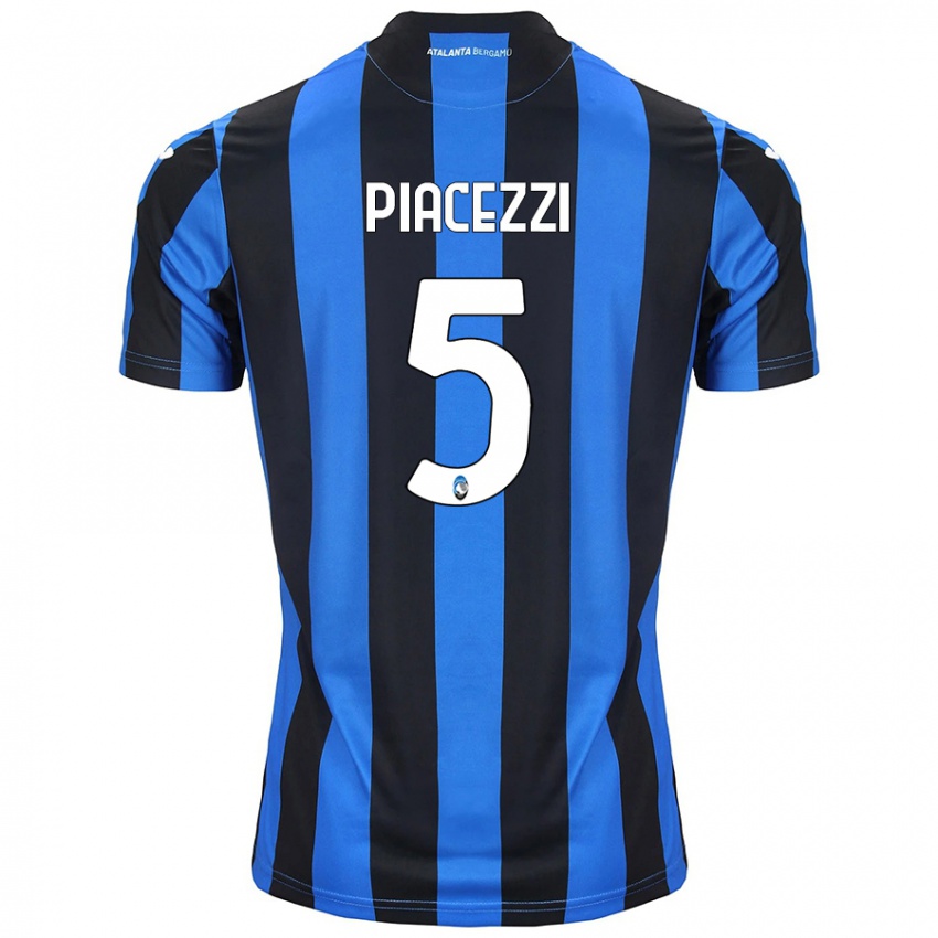 Criança Camisola Eleonora Piacezzi #5 Azul Preto Principal 2024/25 Camisa Brasil