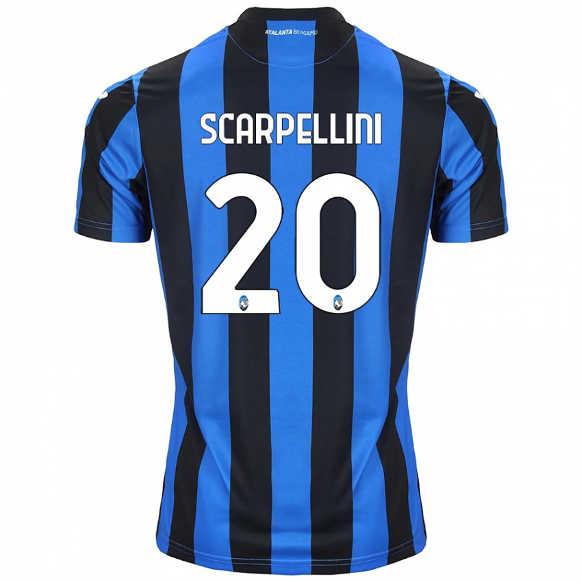 Criança Camisola Andrea Scarpellini #20 Azul Preto Principal 2024/25 Camisa Brasil