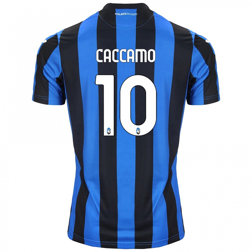 Criança Camisola Patrizia Caccamo #10 Azul Preto Principal 2024/25 Camisa Brasil