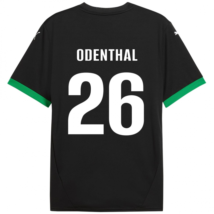 Criança Camisola Cas Odenthal #26 Preto Verde Escuro Principal 2024/25 Camisa Brasil